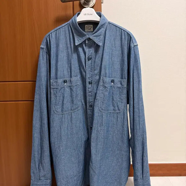 [BUNJANG] OrSlow Chambray Shirt / 오어슬로우 샴브레이 셔츠 슬림핏5:교환 및 판매