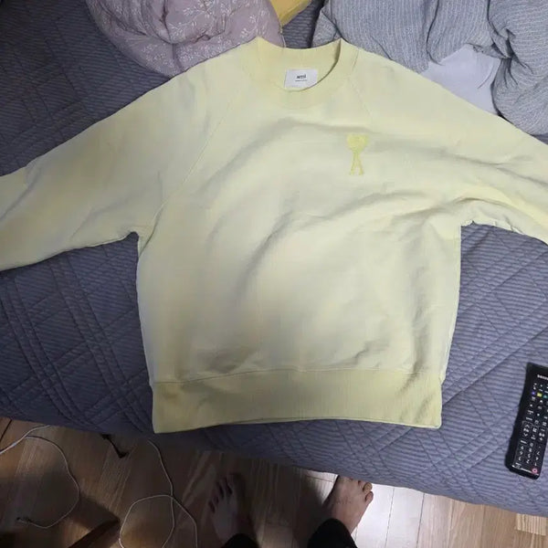 [BUNJANG] AMI Lemon Sweatshirt L / 아미 레몬 맨투맨 L