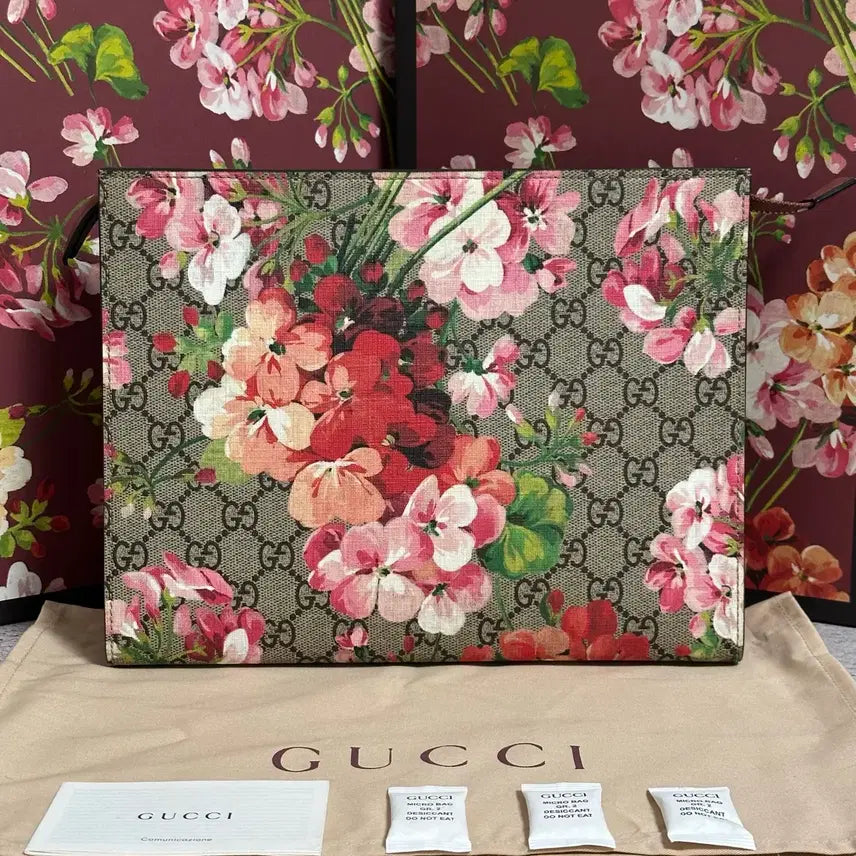 [BUNJANG] Gucci GG Bloom Standing Clutch Multi / [풀구성] 구찌 GG 블룸 스탠딩 클러치 멀티