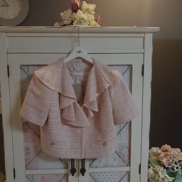 [BUNJANG] Bride And You Tweed Jacket / 브라이드앤유 트위드자켓/55-66  새상품