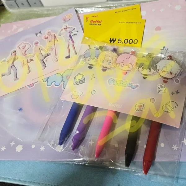 [BUNJANG] PLAVE Buffz Ppo Poster Holder & Ballpoint Pen Set (Sealed) / 플레이브 버프즈 뿌 포스터홀더 및 볼펜세트 미개봉