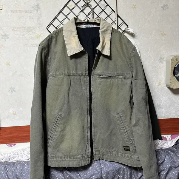 [BUNJANG] Zara Two-Tone Collar Work Jacket L / 자라 투톤 카라 워크 자켓 L