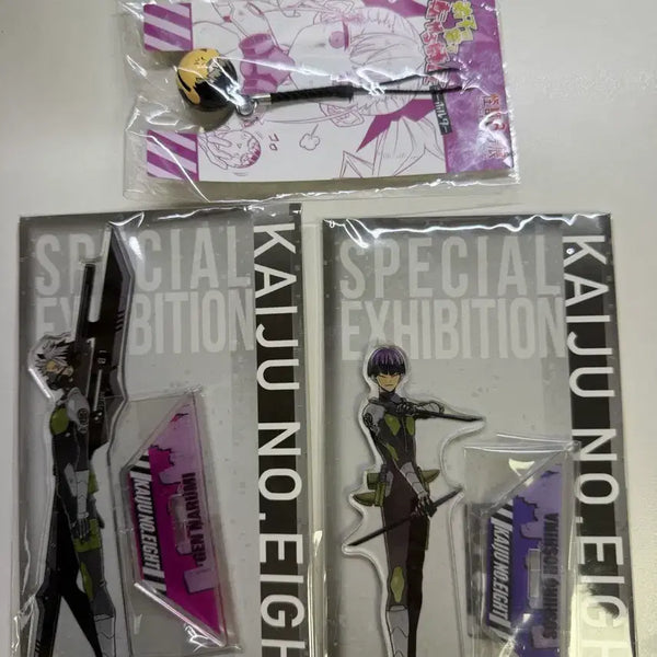 [BUNJANG] Kaiju No. 8 Original Art Exhibition Hoshina Soushiro, Narumi Gen Acrylic Stand & Face Keychain Bundle / 괴수8호 원화전 호시나 소우시로 나루미 겐 아크릴 스탠드 얼굴 키링 일괄