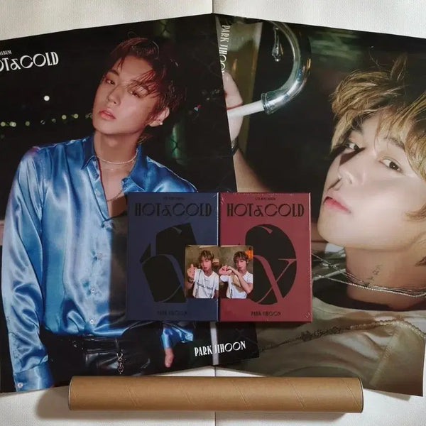 [BUNJANG] Park Jihoon Hot & Cold Album 2 Ver. Set (Sealed) with Limited Edition Pre-order Photocard & Poster / 새상품) 박지훈 앨범 핫앤콜드 hot & cold 핫앤콜드 2종 세트 초도한정 특전 미공포 미공개 포카 초도한정 특전 포스터