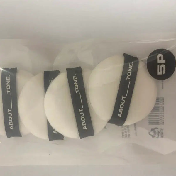 [BUNJANG] Abouttone Powder Puff (4 Pieces) / 어바웃톤 파우더 퍼프 4P