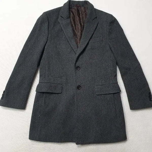[BUNJANG] SIEG Men's Gray Coat / 지이크 남성 코트 그레이 100