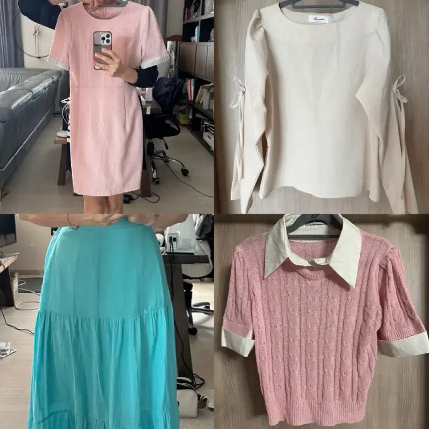 [BUNJANG] Bundle Set of 4 Clothing Items / 새상품 원피스외 총4개 일괄판매