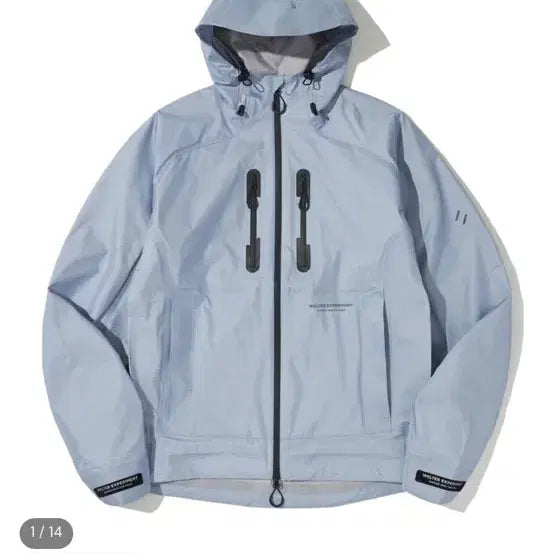 [BUNJANG] Welter Experiment 3 Layer Jacket Light Blue Windbreaker / 웰터 익스페리먼트 3LAYER JACKET 라이트블루 바람막이