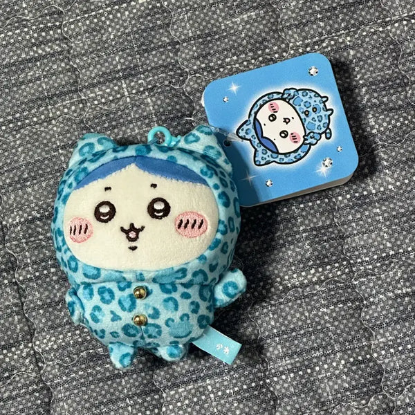 [BUNJANG] Monchego Leopard Hachiwara Keychain / 먼작귀 호피 하치와레 키링