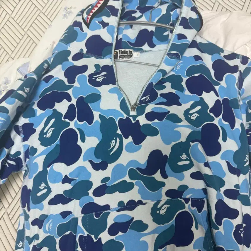 [BUNJANG] Bape Half-Zip Sweatshirt XL / 베이프 하프집업 XL