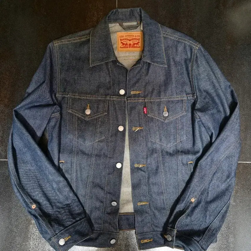 [BUNJANG] Levi's Raw Denim Trucker Jacket / 리바이스 생지 트러커 청 자켓 M size
