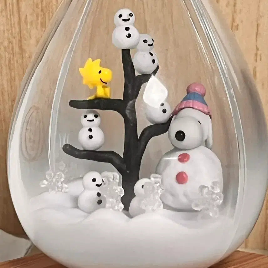 [BUNJANG] Snoopy Snowman Figurine / 스누피 눈사람 피규어