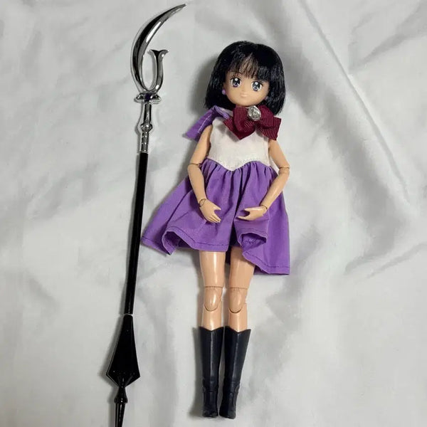 [BUNJANG] Sailor Moon Saturn Doll with Weapon / 세일러문 새턴 인형+무기 판매