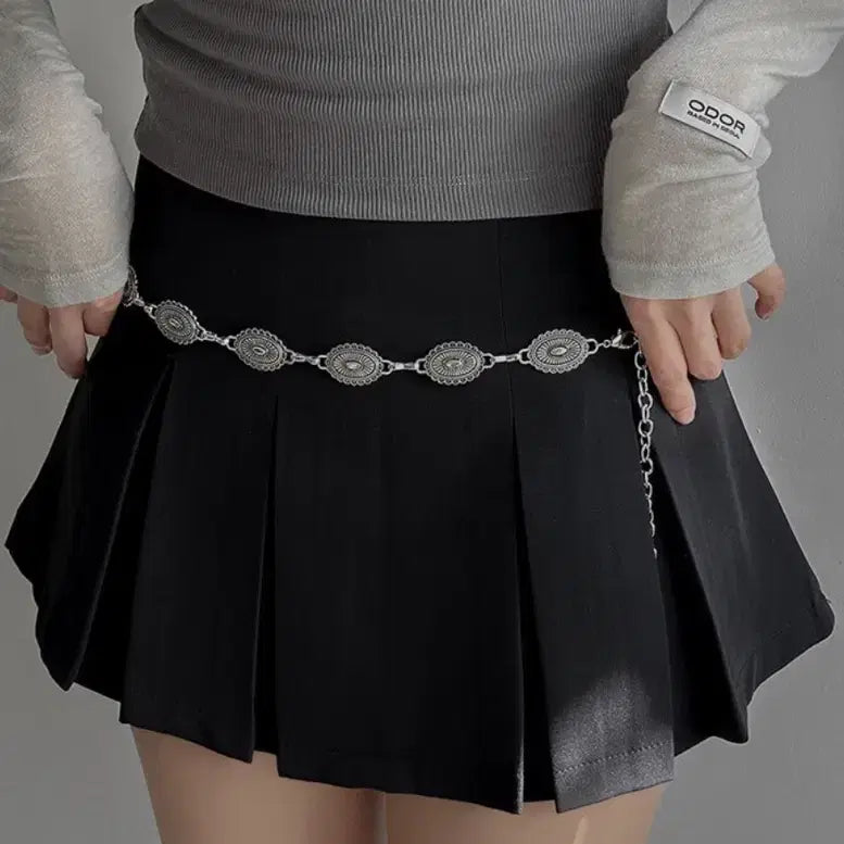 [BUNJANG] Chain Metal Belt (New) / 체인 메탈 벨트(새상품)