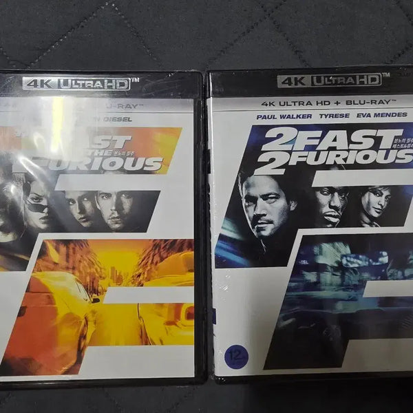 [BUNJANG] Fast & Furious 1 & 2 4K UHD Blu-ray Bundle (Sealed) / 분노의 질주 1, 2 편 4K UHD 블루레이 미개봉 일괄