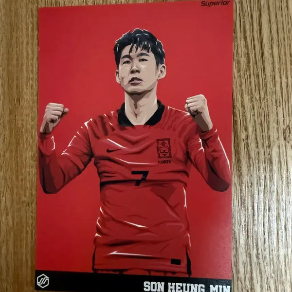 [BUNJANG] Heung Min Son National Team Postcard / 국가대표 손흥민 카드 엽서 슈페리어