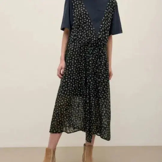 [BUNJANG] 23 System Printing Long Dress / 23시스템  프린팅 원피스