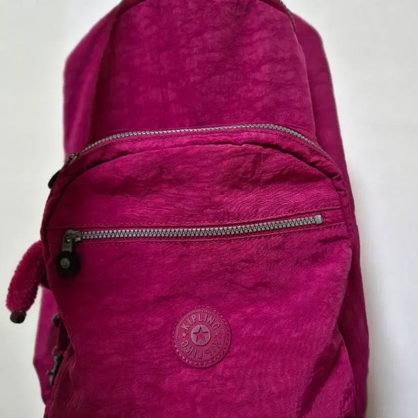 [BUNJANG] Kipling Nylon Backpack Pink / 키플링 백팩 핑크