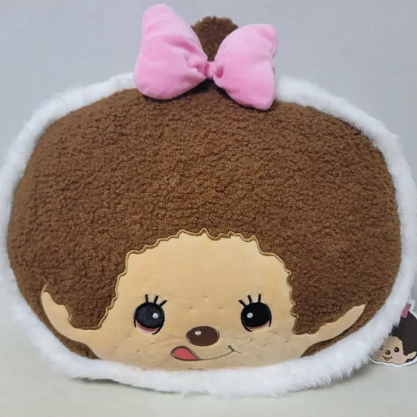 [BUNJANG] Monchhichi Face Cushion Pillow / (새제품) 몬치치 페이스 쿠션 겸 베개