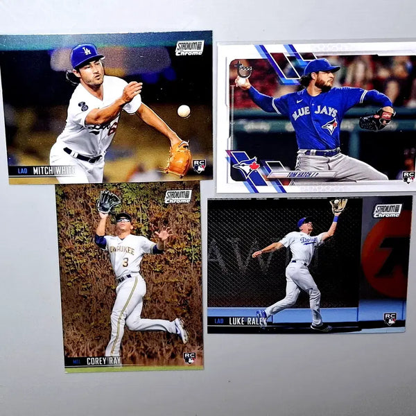 [BUNJANG] MLB Rookie Photocards Bundle / MLB 미치화이트, 톰해치 (SSG) 등 루키 4장 묶음