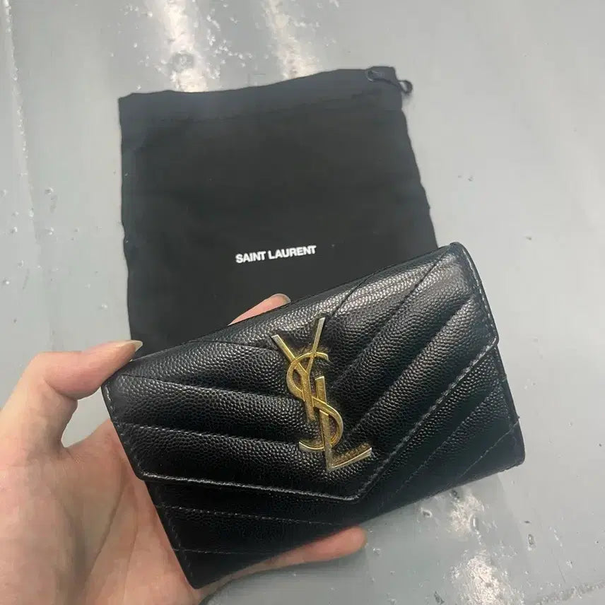 [BUNJANG] Saint Laurent Envelope Card Holder / 생로랑 엔벨로프 카드지갑