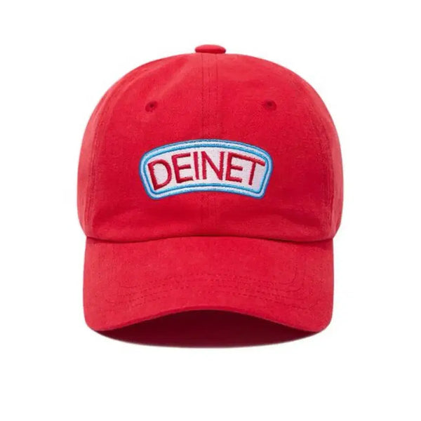 [BUNJANG] DEINET Logo Denim Cap Red / 새상품) DEINET 다이닛 로고 데님 캡 레드 컬러