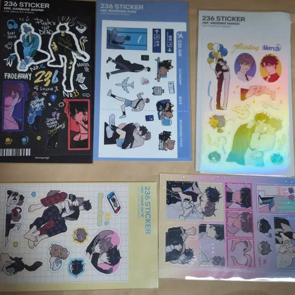 [BUNJANG] Garbage Time Jong Sang Rook Sticker Bundle Set / 가비지타임 종상 룩님 스티커 일괄 양도