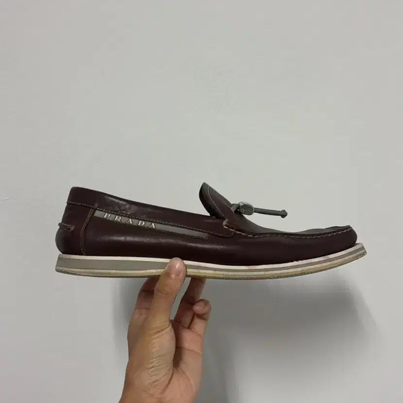 [BUNJANG] Prada Sport Brown String Loafers / 00s 프라다 스포츠 스트링 로퍼
