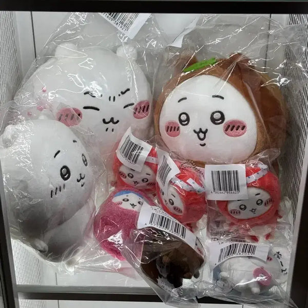 [BUNJANG] Cheeky Chikawa Plush/Mascot 9-Piece Bundle Set / (정품/바로배송)치이카와 쿠지/누이/마스코트 9종 일괄 판매(입만은 내놔, 문어치이카와, 쿠지, 치이카와 너구리)