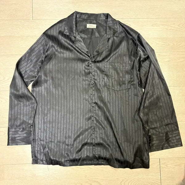 [BUNJANG] Silk Long Sleeve Pajama Set / 실크 파자마 긴팔