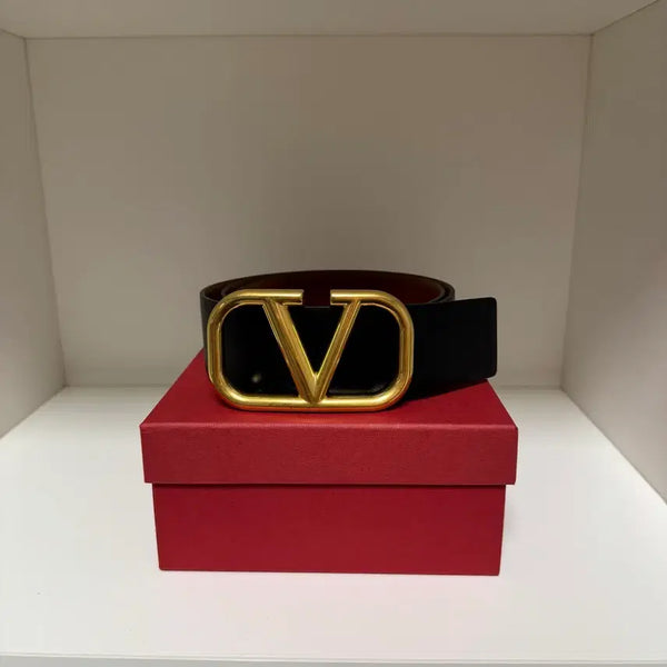 [BUNJANG] Valentino V Buckle Belt / 발렌티노 V버클 벨트