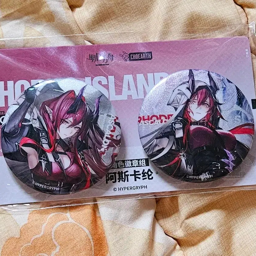 [BUNJANG] Arknights Ascalon Badge Set (Sealed) / 명일방주 명방 공식 아스카론 뱃지세트