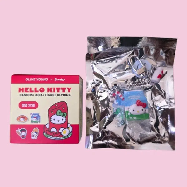 [BUNJANG] Hello Kitty Figure Keyring / 올리브영 텐바이텐 헬로키티 피규어 키링 대관령