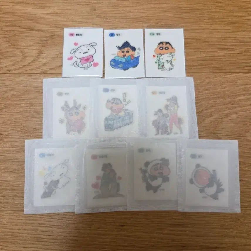 [BUNJANG] Crayon Shin-chan Sticker Bundle / 짱구씰일괄 띠부씰
