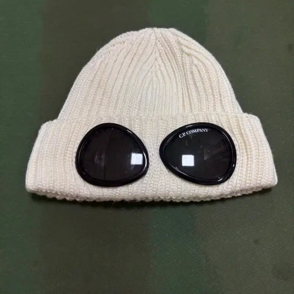 [BUNJANG] CP Company Goggle Beanie White / CP컴퍼니 고글 비니 화이트