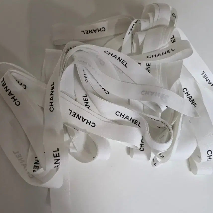 [BUNJANG] Chanel Ribbon Packaging String Set / *5줄 일괄(전부300cm넘는길이)* 샤넬 끈 @ 샤넬 리본끈 @ 샤넬 포장끈