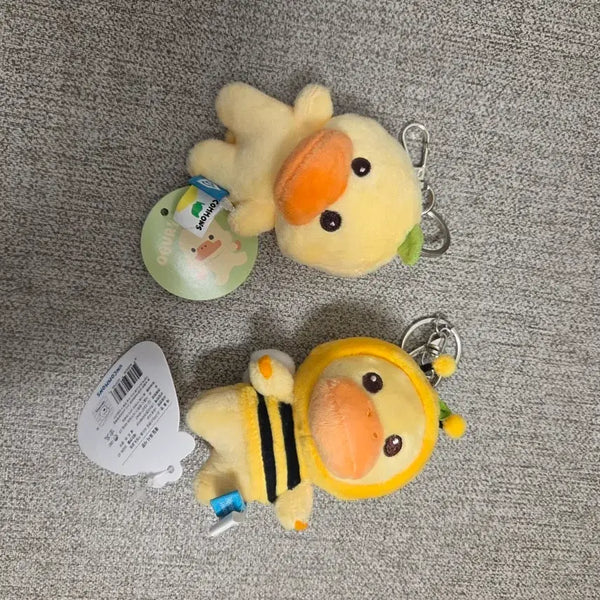 [BUNJANG] OguRi Duck Plush Keychain Set (2 Types) / 오구리 키링 2종 오리인형