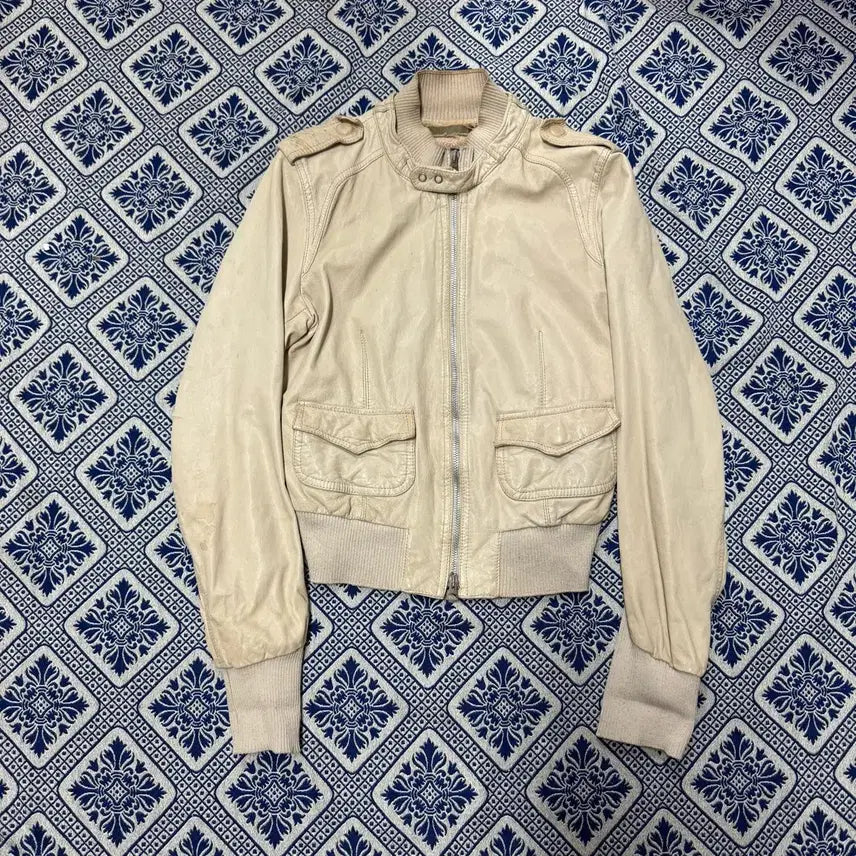 [BUNJANG] BROGDEN Italy Goat Skin Bomber Jacket / BROGDEN 보르젼 이태리 고트스킨 자켓 아카이브