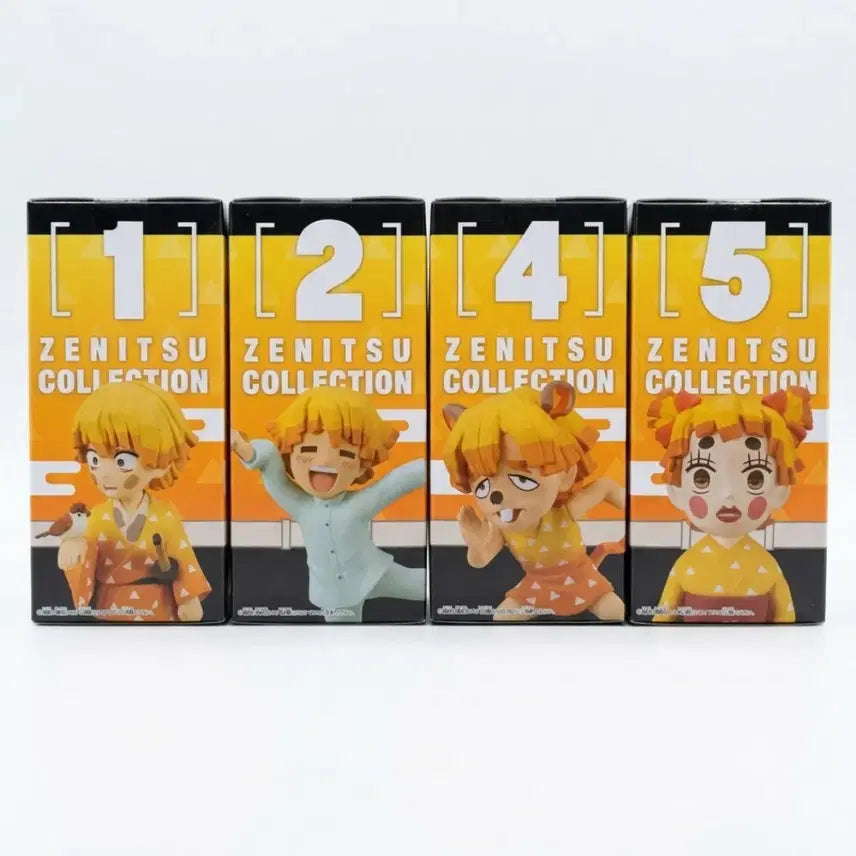 [BUNJANG] Demon Slayer Zenitsu World Collectable Figure Set / 젠이츠 월드콜렉터블 4종세트/아가츠마 유곽 젠코 월콜 무한성