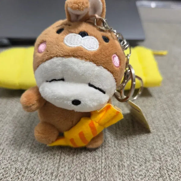 [BUNJANG] Mashimaro Chunsiki Costume Plush Keyring / 마시마로 춘식이 코스튬 인형 키링