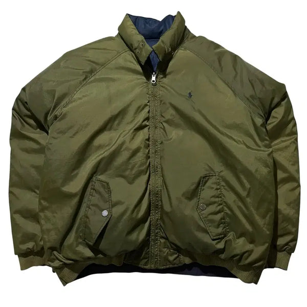 [BUNJANG] Polo Ralph Lauren Reversible Down Puffer Jacket XL / [XL] 폴로 랄프로렌 리버시블 다운 푸퍼 패딩