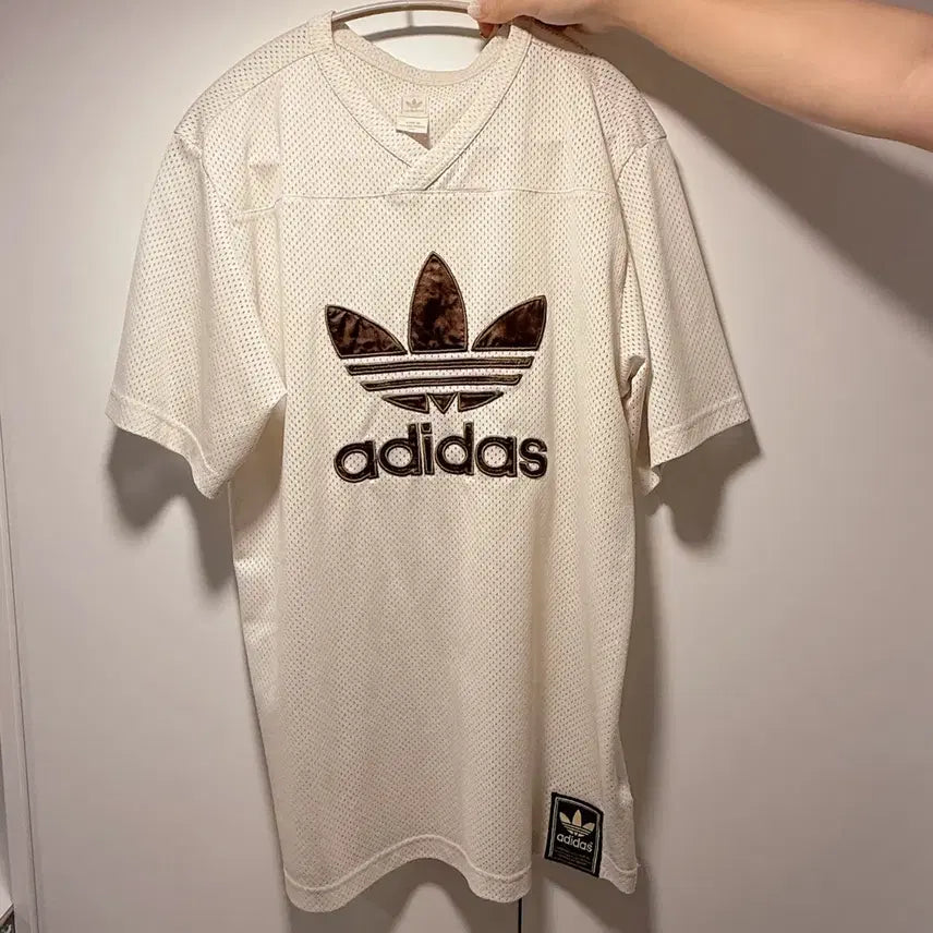 [BUNJANG] Adidas Mesh Short Sleeve Jersey Choco / 아디다스 메쉬 반팔 져지 초코