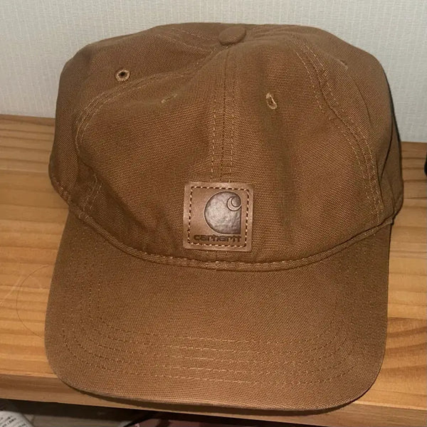 [BUNJANG] Carhartt Canvas Cap Brown / 칼하트 캔버스 캡 칼하트 브라운