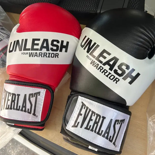 [BUNJANG] Everlast Boxing Gloves Red/Black Set / 에버라스트 복싱 글러브 레드/블랙 두개