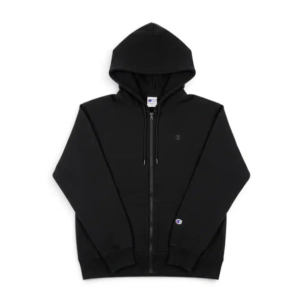[BUNJANG] Champion Small Logo Hoodie Zip-Up Black / (M) 챔피온 스몰로고 후드집업 블랙