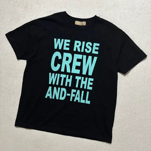 [BUNJANG] Mint Core Black Lettering Short Sleeve T-Shirt / 보세 민트코어 블랙 레터링 반팔 티셔츠