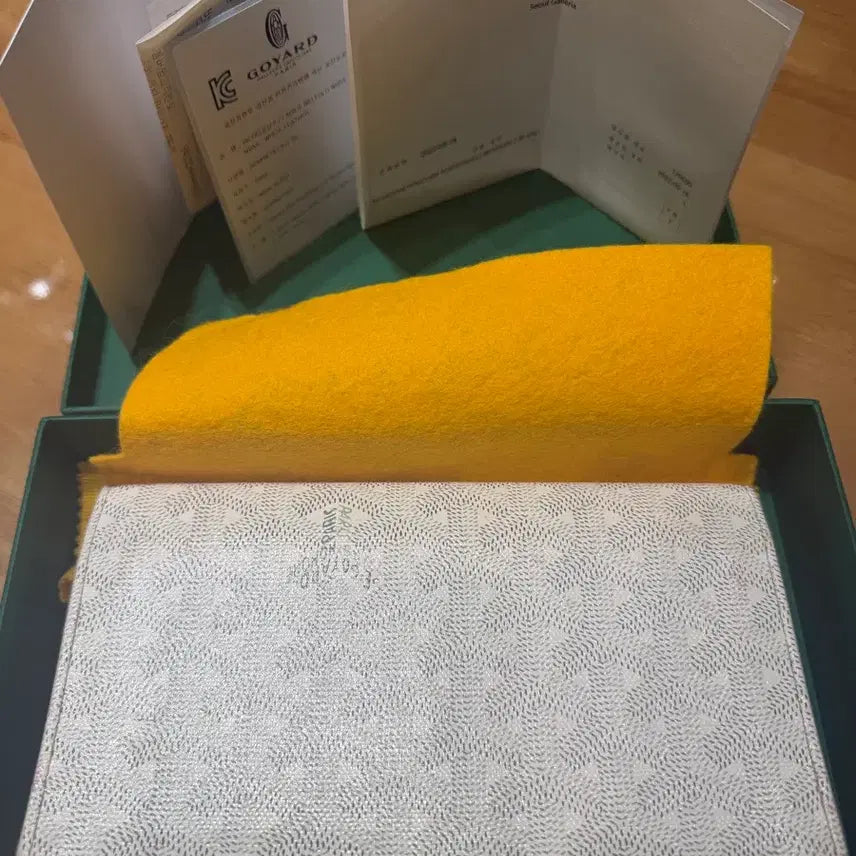 [BUNJANG] Goyard Saint Louis Long Wallet White / 고야드 리슐리우 장지갑 정품 화이트
