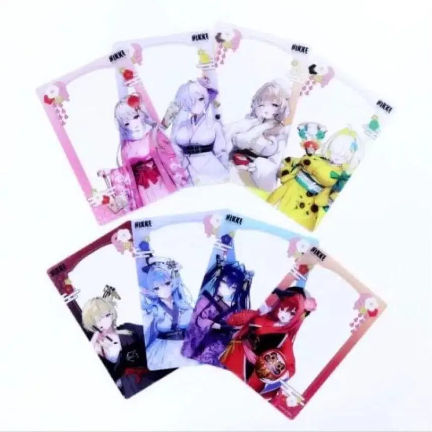 [BUNJANG] Nihonkohaku New Year Clear Card Set (8 Types) / 니케 신년 클리어카드 8종세트