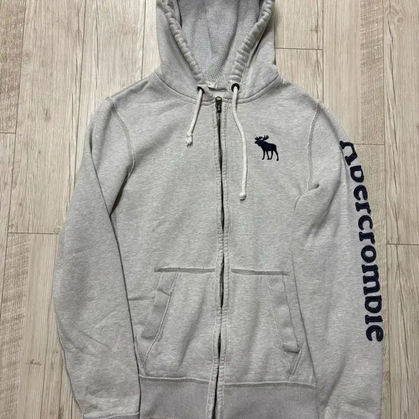 [BUNJANG] Abercrombie & Fitch Grey Hoodie / 아베크롬비 후드집업 그레이 L