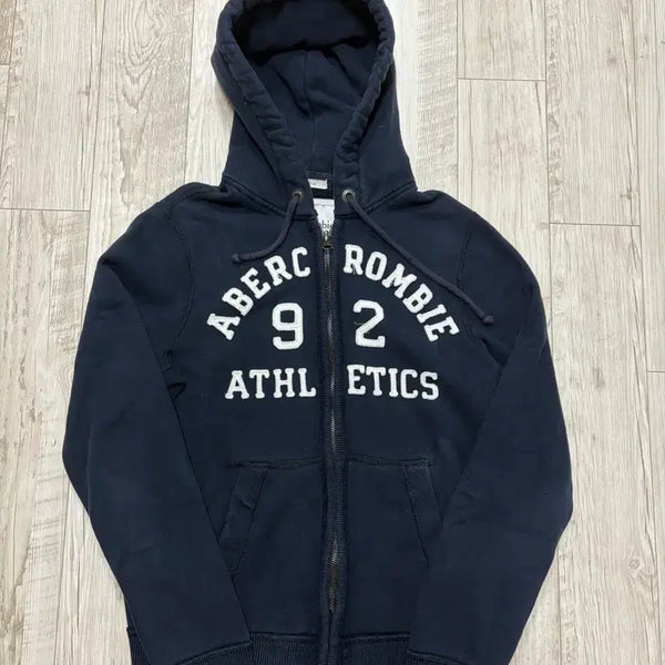 [BUNJANG] Abercrombie & Fitch Navy Hoodie Zip-Up L / 아베크롬비 후드집업 네이비 L